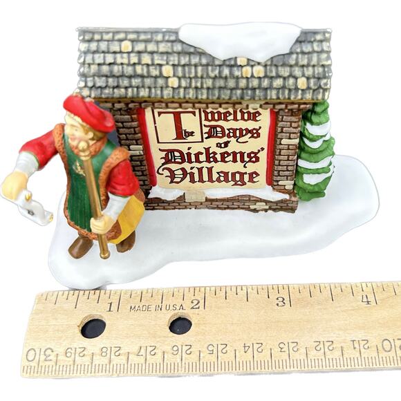 Department 56 The 12 Days of DICKENS' VILLAGE SIGN 2000 Box #56.58467 - Picture 10 of 15